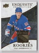 2018-19 Upper Deck Black Diamond Exquisite Collection Rookies Lias Andersson