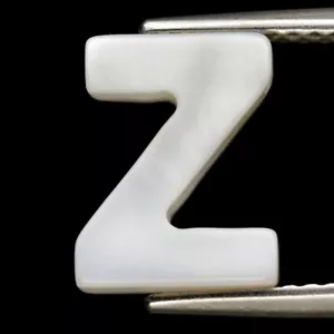 ★★ RARE !! NACRE DE THAILANDE LETTRE " Z " : 1,62 CARAT ★★ P269.129T - Foto 1 di 1