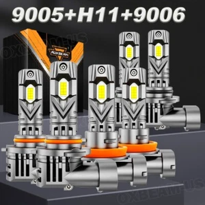 AUXBEAM Canbus LED Headlight Hi/Low+Fog Bulbs 6500K for Toyota 4Runner 2006-2009 - Picture 1 of 12