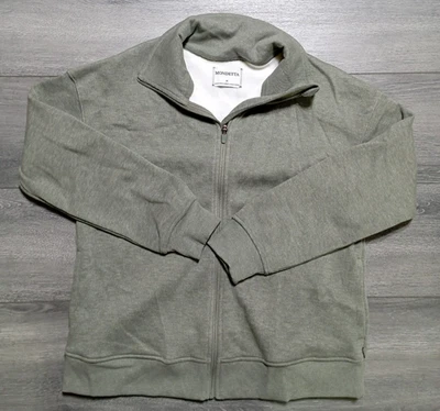Mondetta Heathered Full Zip Fleece Womens Medium Green Jacket - Image 1 of 4