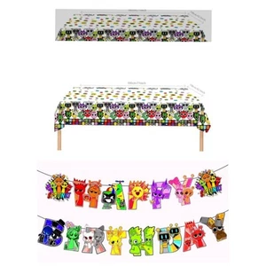 SPRUNKI TABLECLOTH AND BANNER - Picture 1 of 3