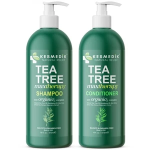 Tea Tree Shampoo and Conditioner Set, Refreshes & Soothes Dry, Itchy Scalp, D... - Picture 1 of 6