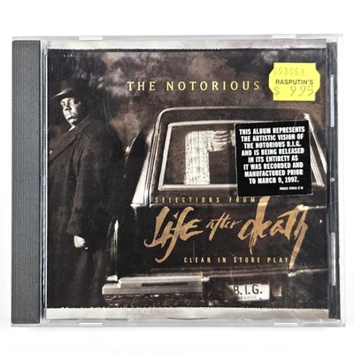 The Notorious B.I.G. Life After Death Clean In Store Play (CD, 1997) Rare Promo - Image 1 of 4