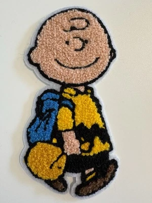 Extra Large Patch - Peanuts Charlie Brown ** Sew On ONLY - Image 1 of 2
