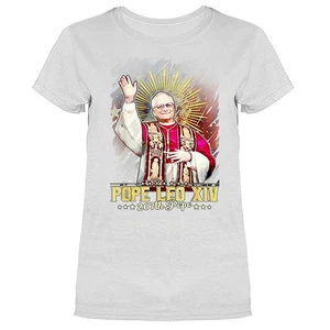 Papst Leo XIV Damen T-Shirt - Bild 1 von 19