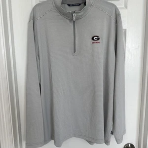 Mens XL Cutter and Buck Georgia Bulldogs Grey Sweater - Picture 1 of 8