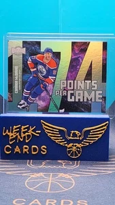 2024-25 UD Skybox Metal Points Per Game PPG-3 Connor McDavid – Edmonton Oilers - Picture 1 of 2