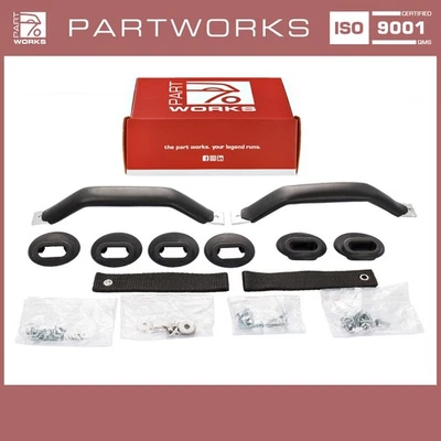 Tiradores de puerta estilo RS para PORSCHE 911 G 964 993 SET L+R NEGRO Foto 1 de 4