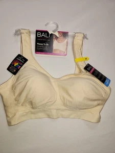 NUEVO Sujetador Bali Comfort Revolution Sin Alambres MEDIANO 3488 Beige B157-5 - Imagen 1 de 4