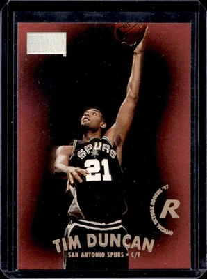 Skybox X Premium 1997-98 Tim Duncan Rookie RC #112 Spurs Foto 1 de 2