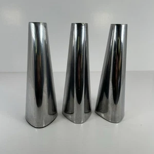 Vintage IKEA Renos Taper Chrome Candle Holders Set of 3 by Ehlen Johansson - Bild 1 von 7