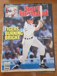 Sports Illustrated Magazine August 17 1987 Alan Trammell Detroit Tigers. B - Picture 1 of 6