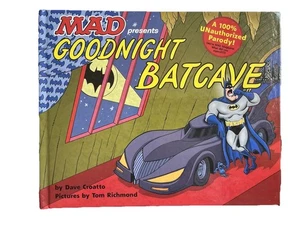 Goodnight Batcave Unauthorized Parody Mad Magazine Batman Storybook - Imagen 1 de 7
