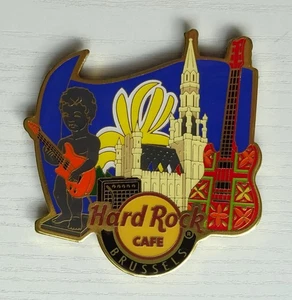 Magnet Hard Rock Cafe Brussels Brüssel Alternative City View Manneken Pis NEU - Picture 1 of 1