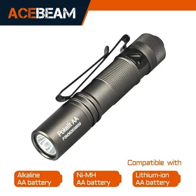 ACEBEAM Pokelit AA EDC Flashlight 1000 Lumens USB-C Rechargeable - Image 1 of 4