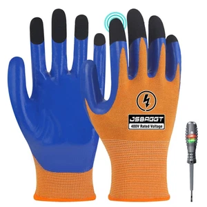 Electrical Insulated Gloves Voltage Resistance Electrician Work Gloves High V... - Picture 1 of 7