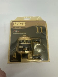 Carrete de fundición giratorio de micro pesca ZEBCO MICRO 11 auténtico raro de colección (sin abrir) - Imagen 1 de 1