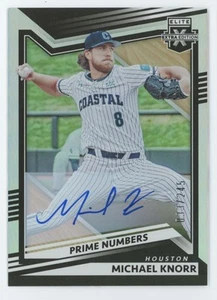 2022 Panini Elite Extra Edition Prime Numbers Michael Knorr Auto /245 #75 C24 - Picture 1 of 2