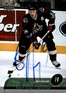 Shane Doan - Signed 2002-03 Upper Deck Card #135 - Coyotes - Picture 1 of 2