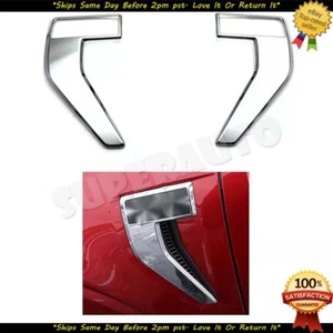 Ford F150 F-150 2021 en adelante cromado guardabarros delantero ventilación lateral cubiertas embellecedores superposición - Imagen 1 de 3