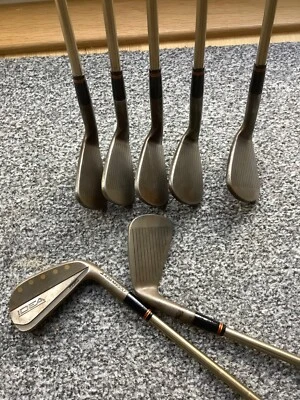 Rare Adams MB2 irons Raw forged irons, 4-PW, PGA tour issue shafts (+3i head) - Image 1 of 4