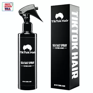 Texturizing Sea Salt Spray for Men, Perfected Formula for Fluffy Wavy Hair, No A - Picture 1 of 12