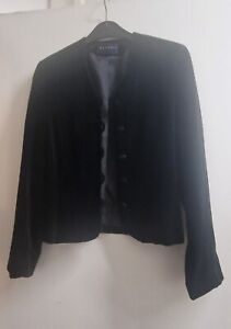 Black Velvet Jacket Alexon - Size 8
