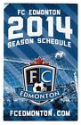 RARE 2014 FC Edmonton NASL Pro Soccer Calendrier !!! Nombreux sponsors