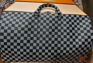 Louis Vuitton Damier Keepall 50 cm Black & White 2021 Design Virgil Abloh - Bild 1 von 14