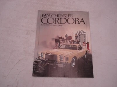 1979 CHRYSLER CORDOBA SALES BROCHURE SHOWROOM SALES BOOK ORIGINAL - Image 1 of 4