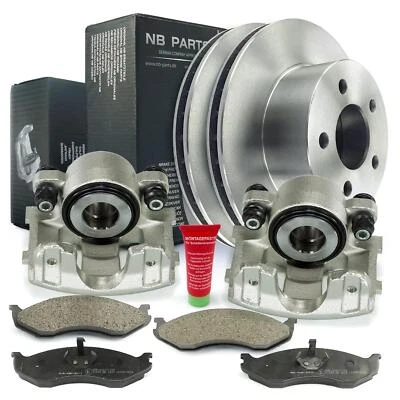 Brake Calipers + Brake Discs 280mm Brake Pads Front for Jeep Cherokee Grand I - Image 1 of 4