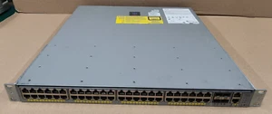 Cisco Catalyst 4948E-F WS-C4948E-F 48 Port 1GB Ethernet 10GB SFP+ Switch - 2xPSU - Afbeelding 1 van 3