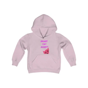 SMART CAT AGENT™ - Youth Heavy Blend Hooded Sweatshirt - Picture 1 of 33