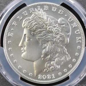 2021-S Morgan Dollar Anniversary Coin, PCGS MS70, COIN STORE SALE., #100315 - Picture 1 of 3