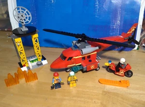 LEGO City Fire Rescue Helicopter 60281 Building Kit Read Mostly complete No Box - Picture 1 of 11