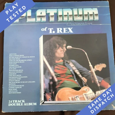 T. Rex – The Platinum Collection Of T. Rex - 2x Double Vinyl LP - VG+ - Free P&P - Image 1 of 4
