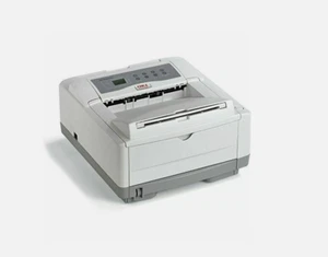Okidata OKI B4600 Digital Laser USB Parallel Monochrome Printer White N22106A - Picture 1 of 8