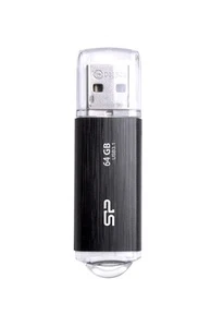 64GB Silicon Power Blaze B02 USB3.1 Flash Drive Black - Picture 1 of 3