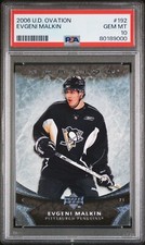 2006-07 UD OVATION #192 EVGENI MALKIN PSA 10 Gem Mint Penguins ROOKIE
