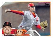 Logan Webb 2023 Topps Baseball card Series Two Base #368 San Francisco Giants
