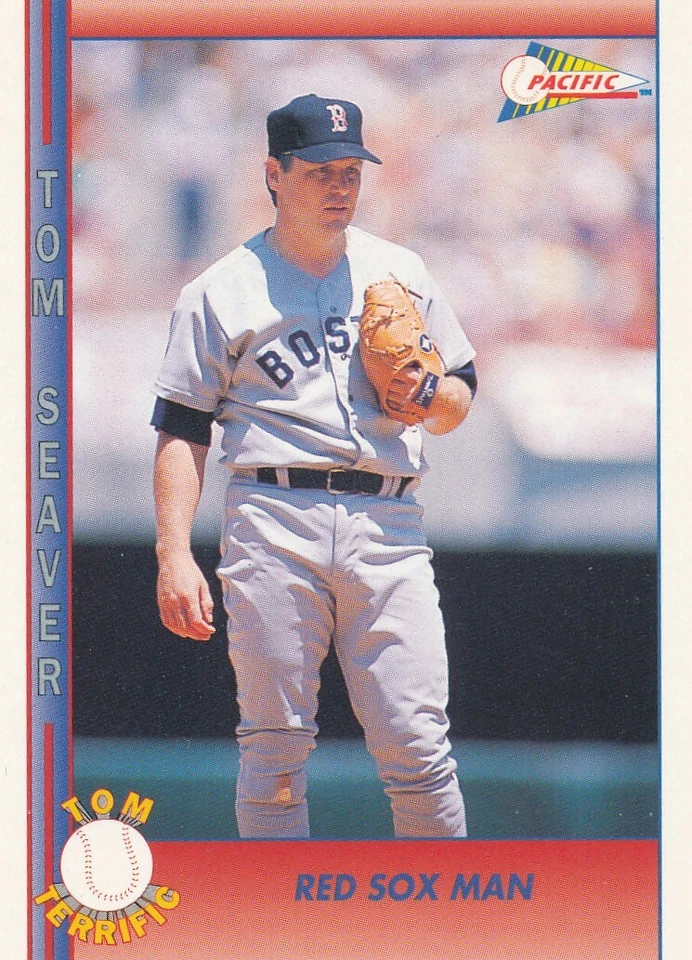 Tarjeta de béisbol Tom Seaver 1992 Pacific Tom Terrific #67 Boston Red Sox  Foto 1 de 1