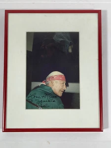 VTG Carl Gorman Signed Photo Navajo WWII USMC Marine Native Code Talker - Picture 1 of 3