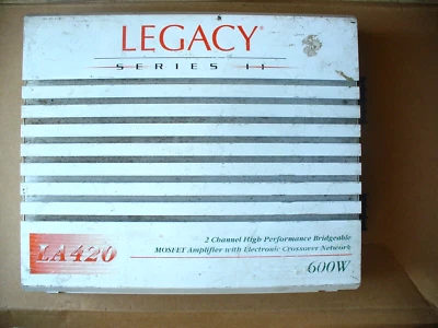 Legacy Series II LA420 2 Channel 600 Watt Old School Mosfet Amplifier System - Image 1 of 4