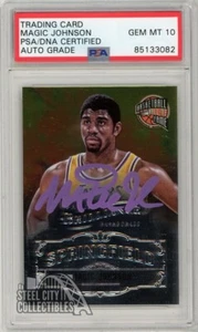 Magic Johnson 2012-13 Panini Brilliance Autograph Card #8 PSA/DNA 10 (Purple) - Picture 1 of 1