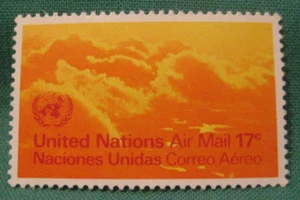 UN-NY-MNH-Single-17c Clouds Airmail-Scott# C17-Issued 1972 - Picture 1 of 2
