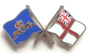 Royal Navy White Ensign and Submariners - MOD Approved Enamel Lapel Pin Badge - Picture 1 of 2