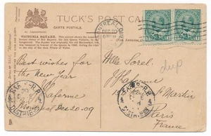 Victoria Square Montreal Quebec QC Tuck & Sons Series 2527 Quebec RPO Cancelar - Imagen 1 de 4