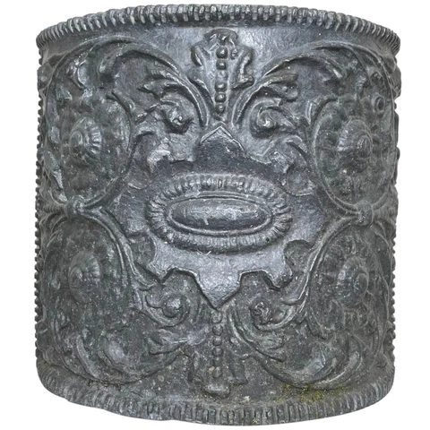 Beautiful Georgian Style Small English Lead Curved Garden Wall Planter Cover