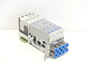 Festo 533352 Anschlussplatte mit 2 x 533342 und 2 x 533347 Magnetventilen - Bild 1 von 4