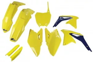 2008 - 2017 FULL Suzuki RMZ 450 Hull Plastic Kit UFO Plast Yellow - Picture 1 of 1